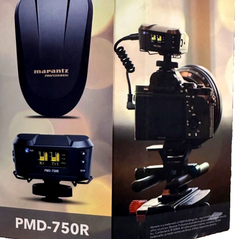 Marantz Professional PMD-750 2.4GHz Digital Camera Mount Wireless System - Black